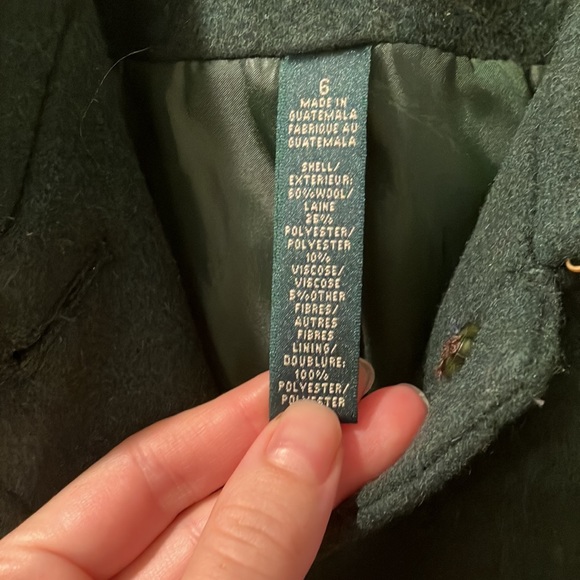 Lauren Ralph Lauren Forest Green Coat - Picture 2 of 6